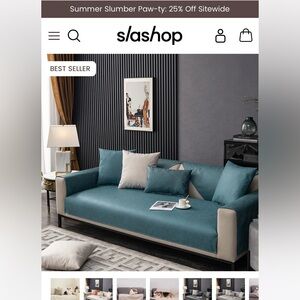 Pet hair protector couch cover Slashop